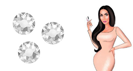 Trend: Wimpernverlängerung mit Strasssteinen