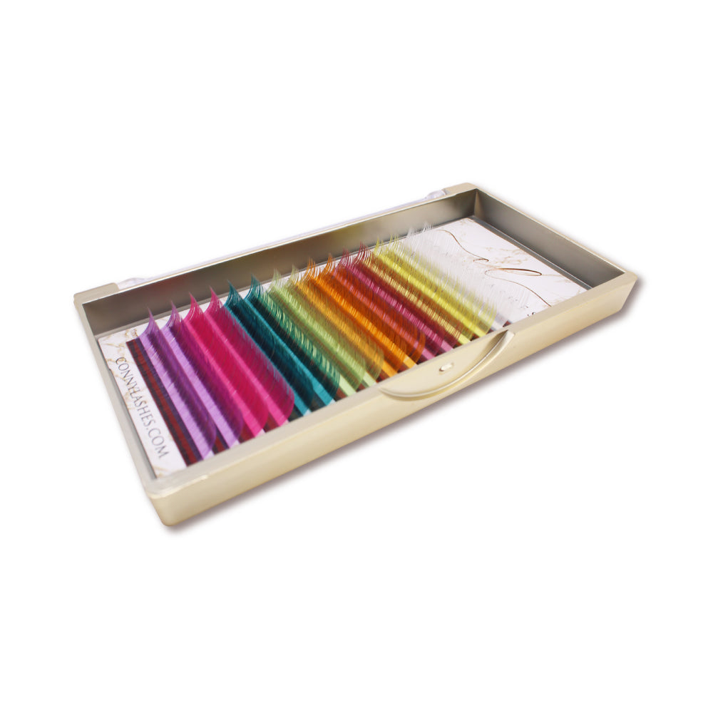 "Rainbow" C Curl Nerzwimpern Extensions Conny Lashes